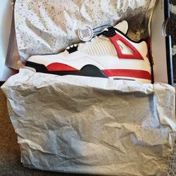 Nike Air Jordan Retro 4 "Red Cement" Sz 12M
