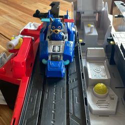 Paw patrol Air Craft Carrier HQ With Police Vehicle 
