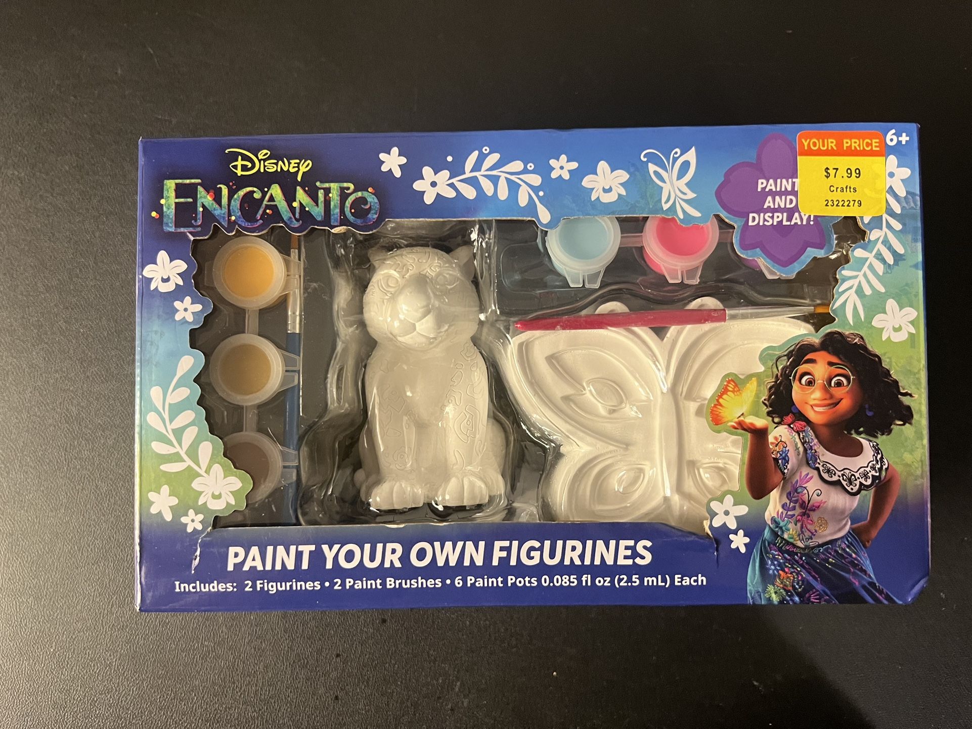Encanto Paint Your Own Figurines Art And Craft Kit For Kids Ages 6 And Up