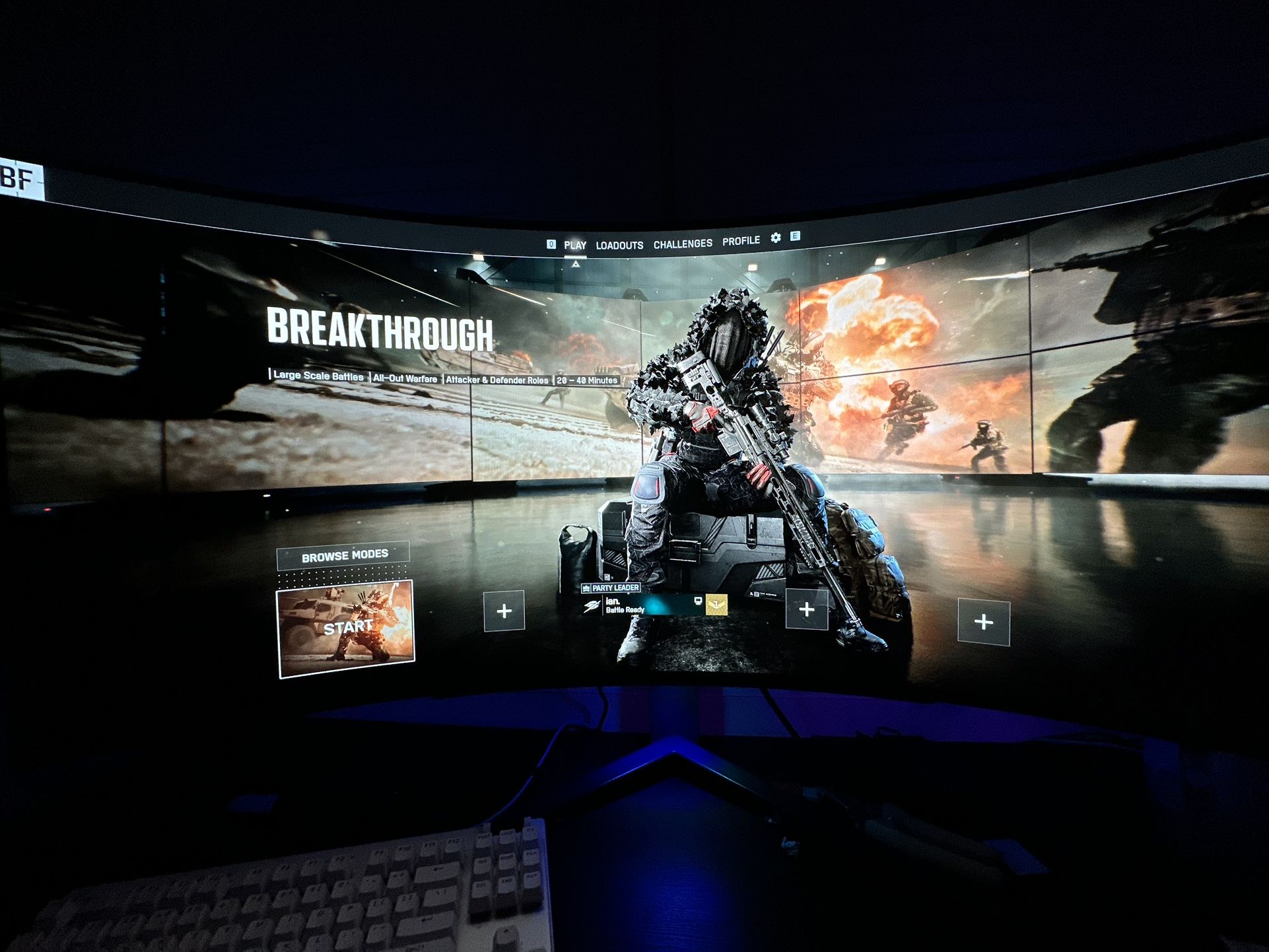 LG OLED 44.5 Inch Curved Monitor