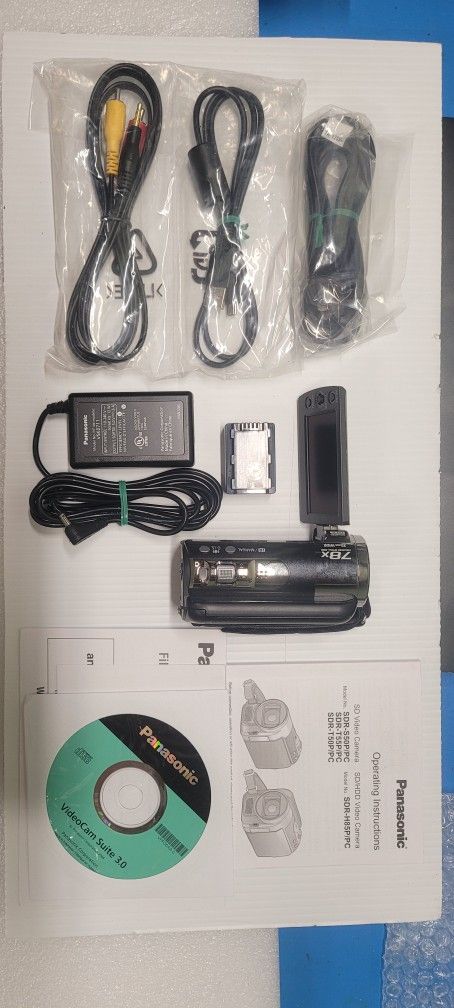 Panasonic SDR-H85 80gb HDD Video Camcorder Camera