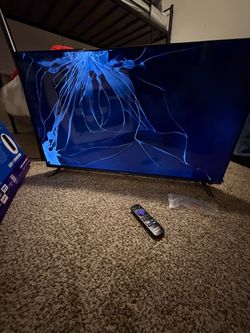 Roku TV for parts- Broken
