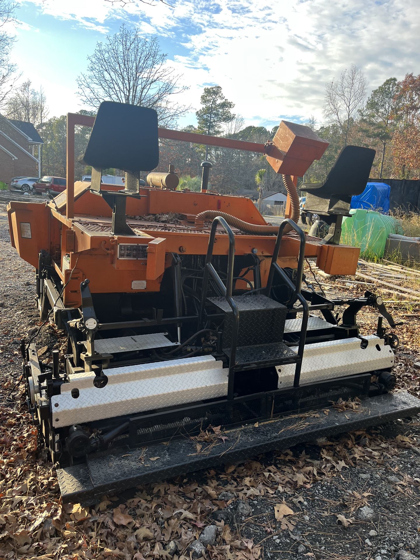 Fortress 650s asphalt machine on tracks