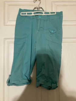 Women’s  Lee Teal Capri Pants 4 Petite