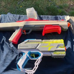 2 Nerf Guns Gel Fire & HYPER