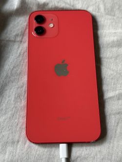 iPhone 12 64 GB unlocked red like new.