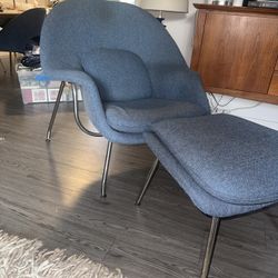 Mid-Century Modern Lounge Chair & Ottoman – Project Piece