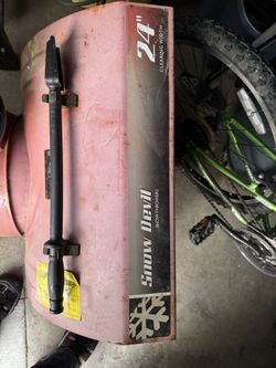 Two Stage 24 In Snow Blower And Single Stage Toro For Parts