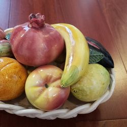 FRUIT BASKET CERAMIC F/SPAIN