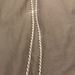 Silver 26 Rope Chain