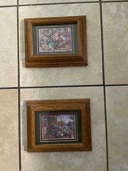 Colorful Wood Framed Pictures