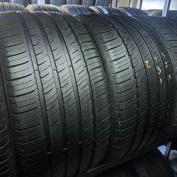 PAIR OF TIRE 255 35 18 MICHELIN 85% LIFE