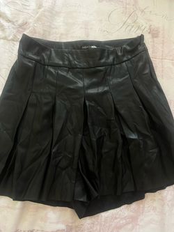 Fashion Nova Leather Skirt 