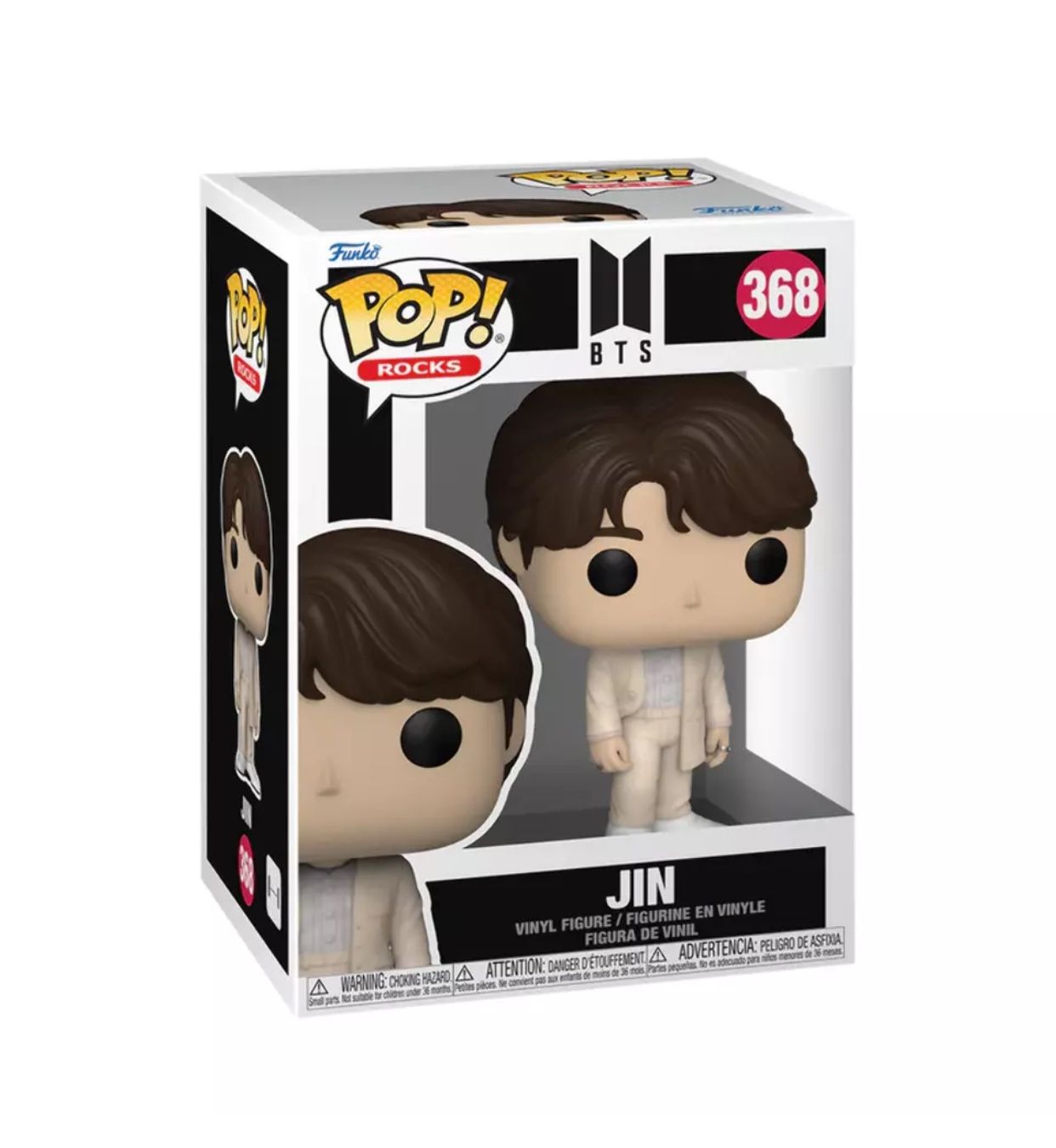 NEW BTS Jin Funko Pop Rocks Vinyl Figure 368