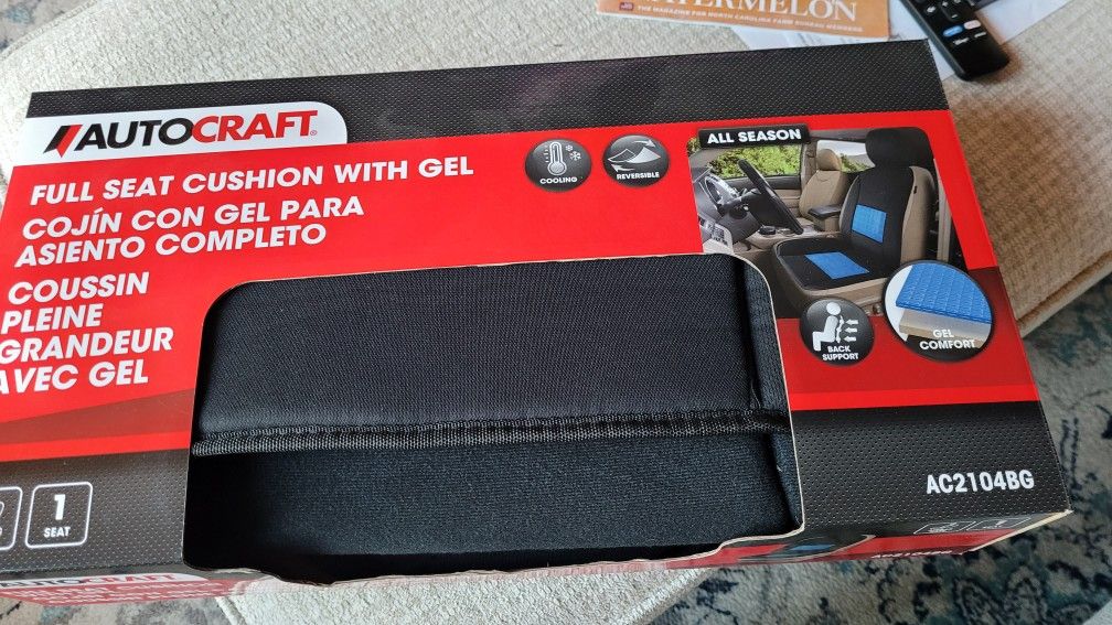 Full Seat Cushion With Gel- NEW