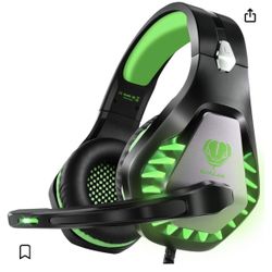 Gaming Headset with Microphone for PS5 Xbox One X S PS4/Nintendo Switch, pc Mac laptops