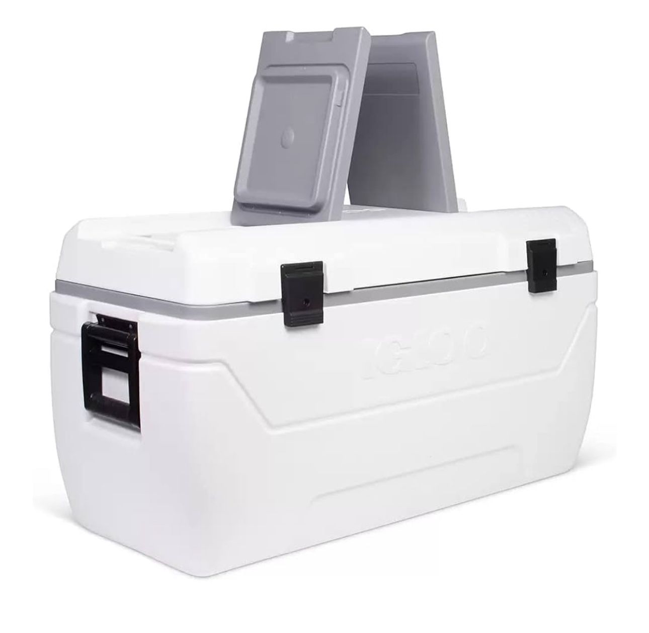 Igloo MaxCold 165 Quart Marine Cooler – Extra Large, White (New)