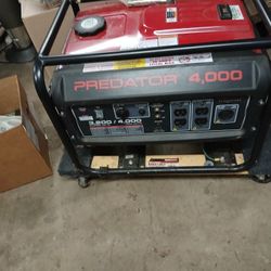 Predator 4000 Generator  Used Once