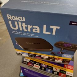 Roku Ultra 4k Streaming Box.     $30.00.  Firm.     Each