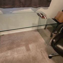 Glass Desk And Chair