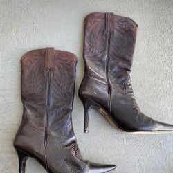 Brown & Black Ombré Cowgirl Boots