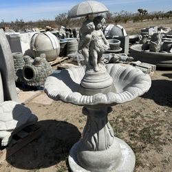 New Water Fountain Made Out Of Cement Perfect Gift 