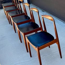 Set of 6 Danish Mid-Century Dining Chairs by Arne Vodder