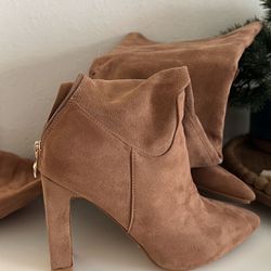Suede Thigh Boots 