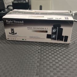 Epic Sound High Definition 5.1 Multi Channel Surround Sound Home Theater System 