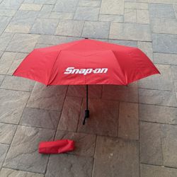 Snap-On Tools Universal Umbrella Red Golf Rain Sun Tool Box Bag Snap On 