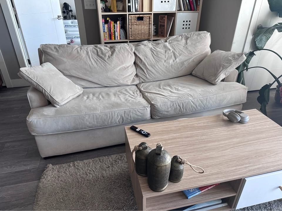 Beige Sleeper Sofa