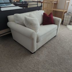 Pottery Barn Large Chair /Hideaway Bed 