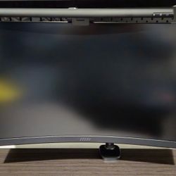 MSI Optix G27C5 27" Full HD LED Curve Gaming LCD Monitor With Monitor Arm & Monitor Light Bar