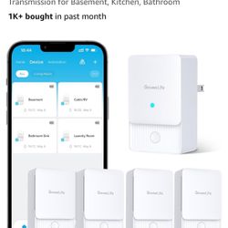 Govee Life Water 💧 Leak Detectors (5) For Home Wireless 🛜 Peace Of Mind When You’re Away