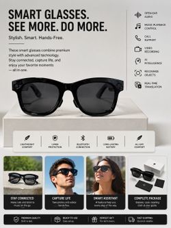 HD smart glasses like Meta Polarized