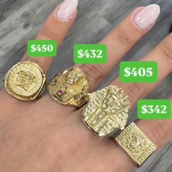 10KT GOLD RINGS 