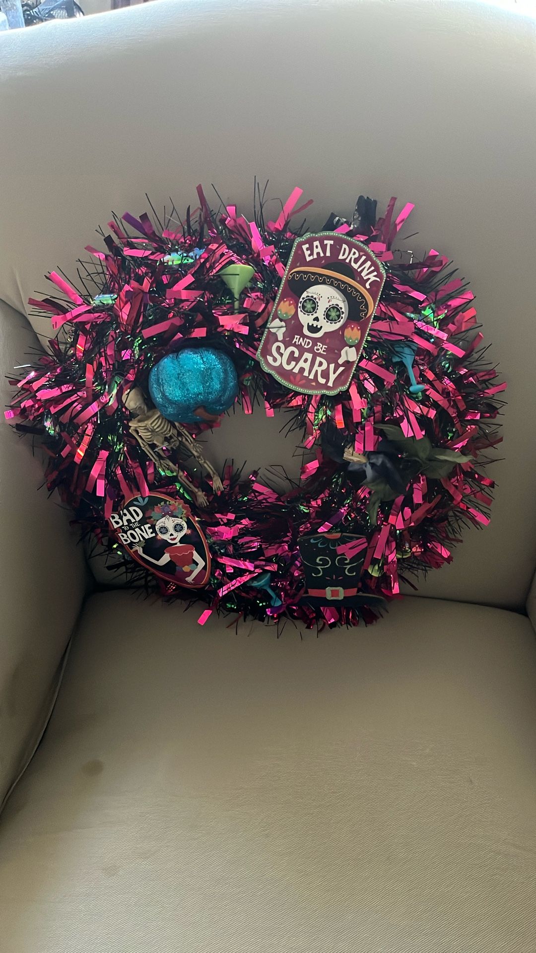 Day Of The Dead/Halloween Wreath