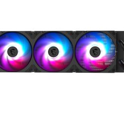 MSI MAG Coreliquid A13 360 Black - AIO ARGB Liquid Cooling - 360mm Radiator - Triple 120mm ARGB PWM Fans - EZ Connect - LGA 1700/1851/AM5/AM4 Compatib