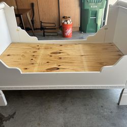 Beautiful Custom Made White Day Bed