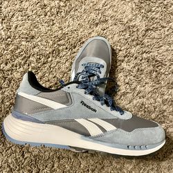 Reebok Gray/Blue Men’s Sneakers - Size 9.5 - New!