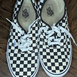 Vans Womens Off The Wall 721356 Checkered Skate Shoes Mens Size 13