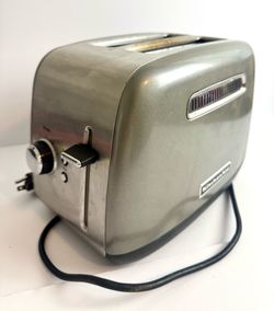 KitchenAid 2-Slice Wide-Slot Stainless Steel Toaster Bagel Cancel Browning