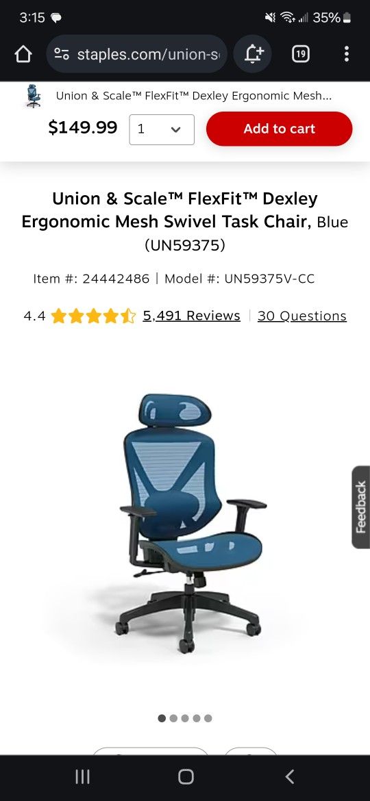 Office Chair Brand New In Box