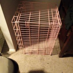 Pink Dog Crate 