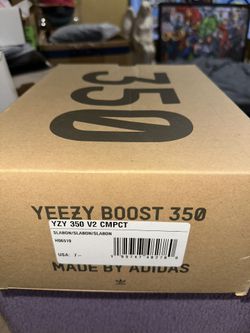 2022 Adidas Yeezy Boost 350 V2 CMPCT 'Slate Bone' Size 7