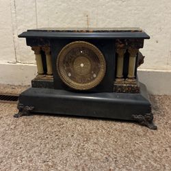 Antique Clock Parts As Is