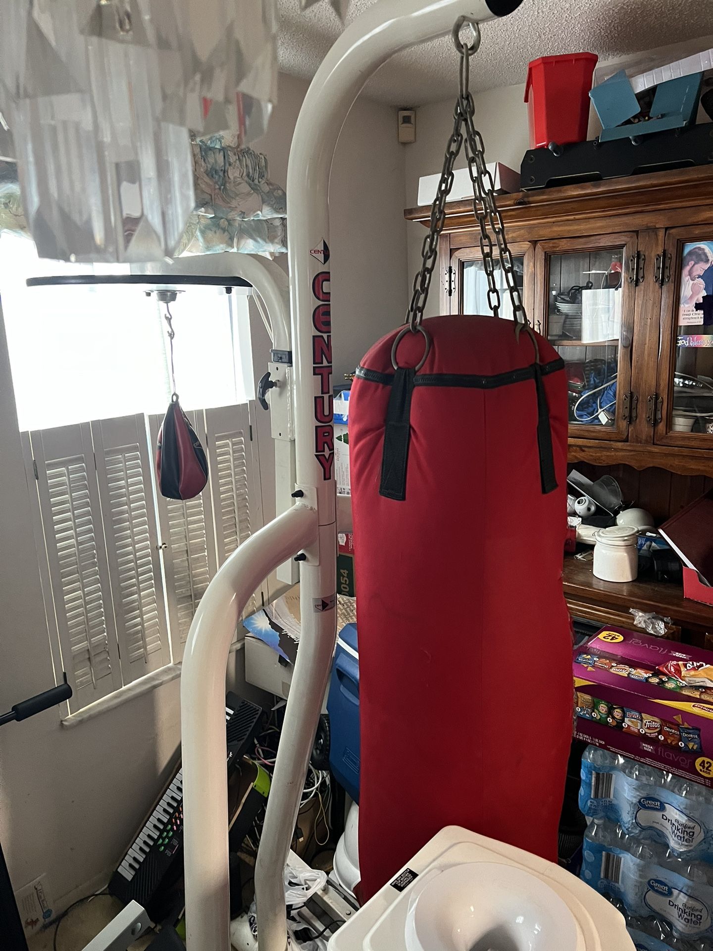 Punching Bag With Stand And Speed Bag