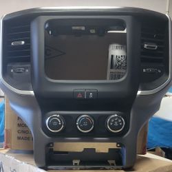 2020 Dodge Ram Radio Bezel With Climate Controls