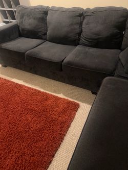 2 piece grey couch