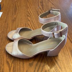 Size 9 Champagne Sparkle Heels